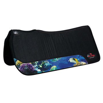 HILASON 31 In X 30 In Western Horse 100% Wool Felt Saddle Pad